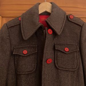 Alice + Olivia Wool Military Coat